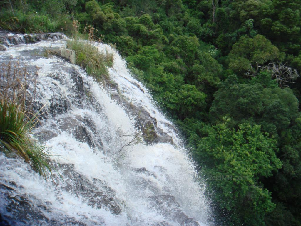 Waterfall from the top looking down