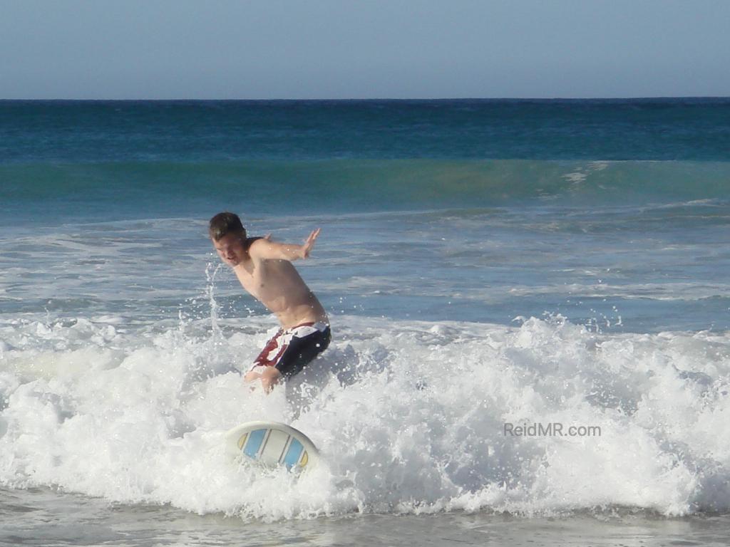 Me surfing on the Ocean in Port Elizabeth!