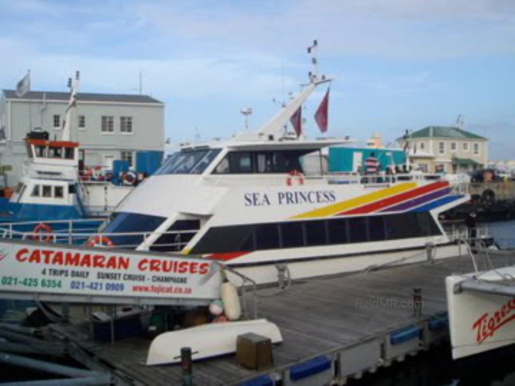 Sea Princess, the yacht we had the tour on.