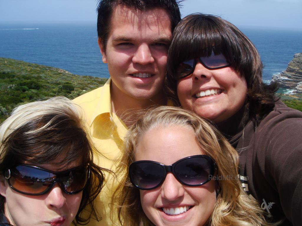 Four of us at Cape Point.