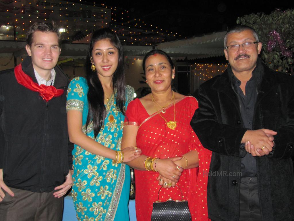 Me, Urika, Mom and Dad at Rojina's wedding