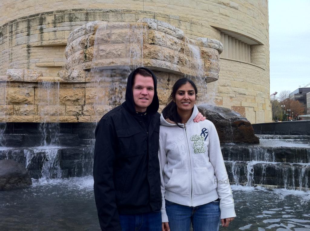 Prat and I at the National Museum of the American Indian