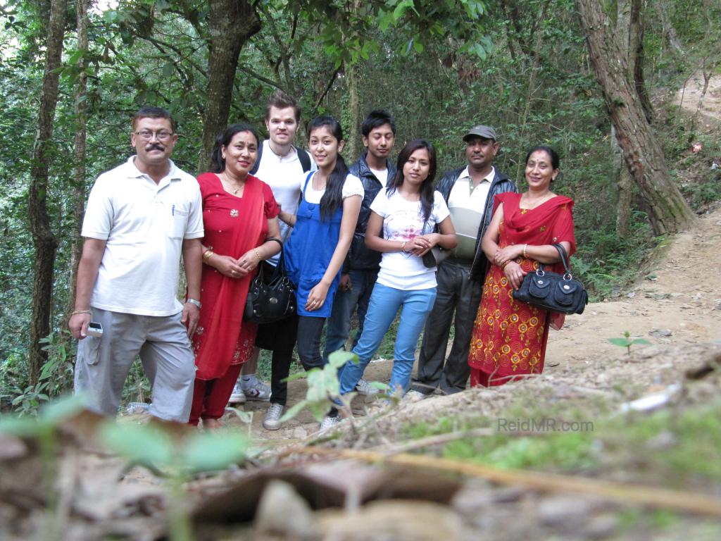 Group photo with our family and cousins at Dakshinkali