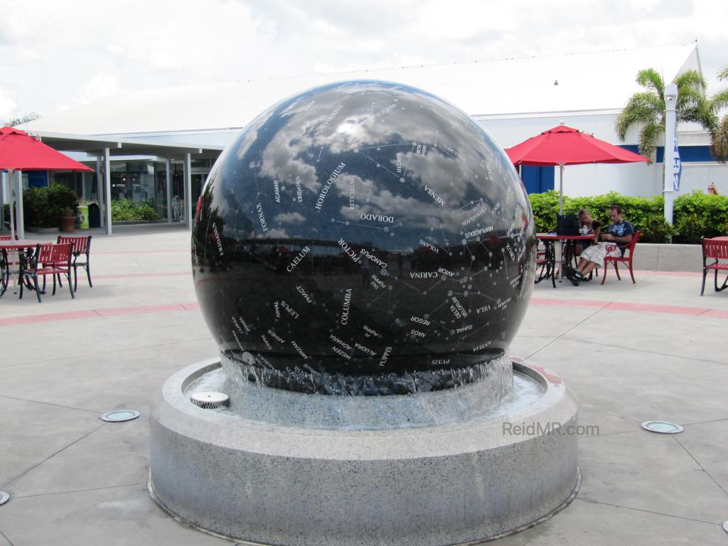 Granite ball at the NASA Space Center