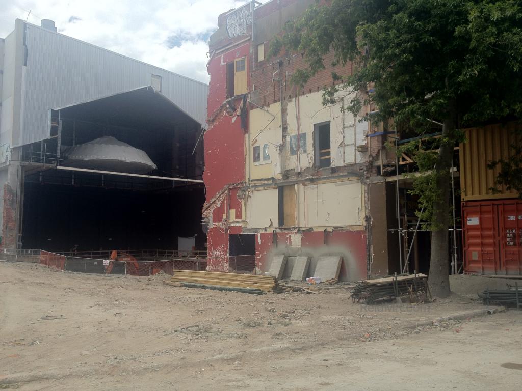 Damaged buildings in Christchurch.