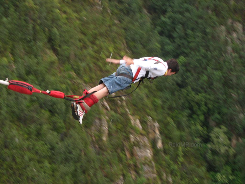 Bungee jump with my clothes on